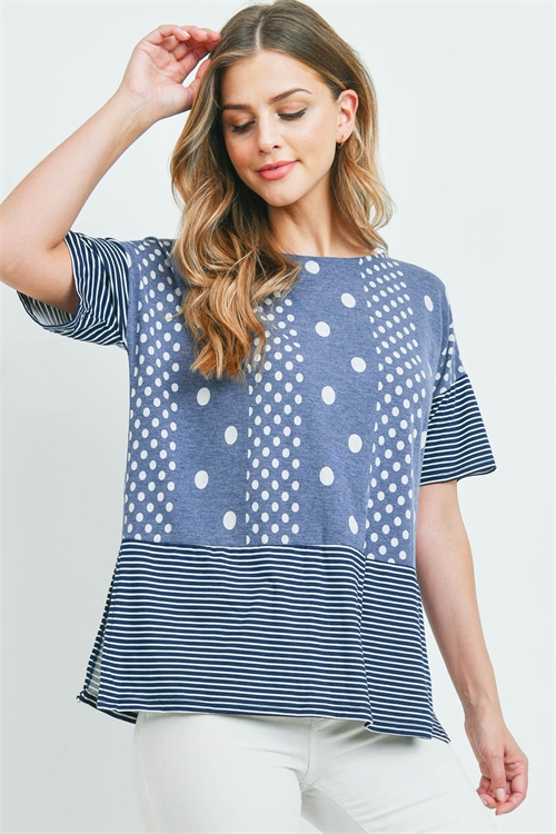 C72-A-1-T7943 NAVY TOP 2-2-2