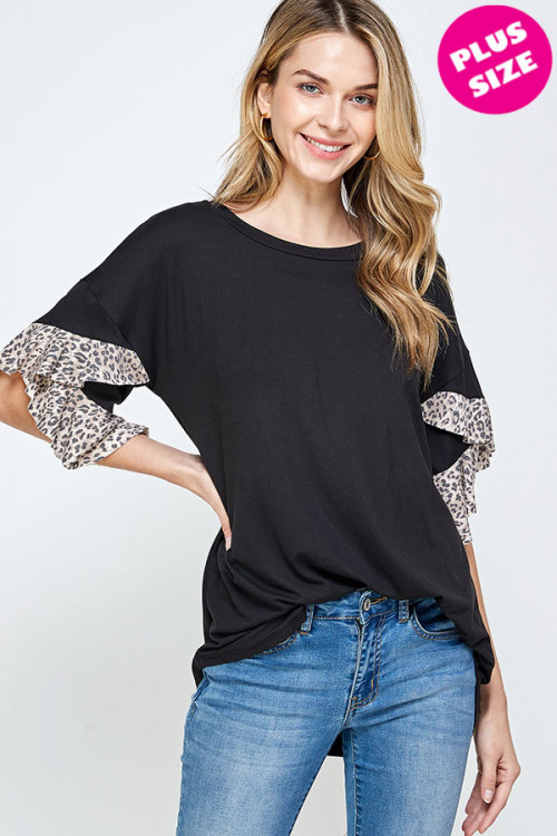 C32-A-1-WT6226X BLACK PLUS SIZE TOP 1-1-1