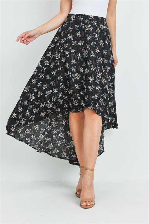 S8-2-4-S3005 BLACK WITH FLOWER SKIRT 3-2-1