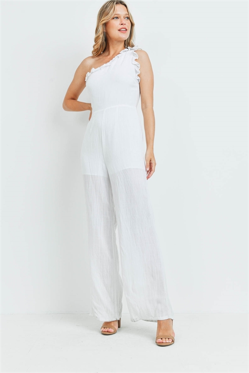 S8-1-2-J50014 WHITE JUMPSUIT 3-2-1