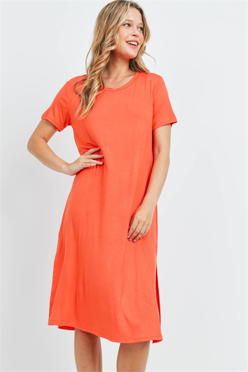 C60-A-2-AD4511 ORANGE DRESS 2-2-2