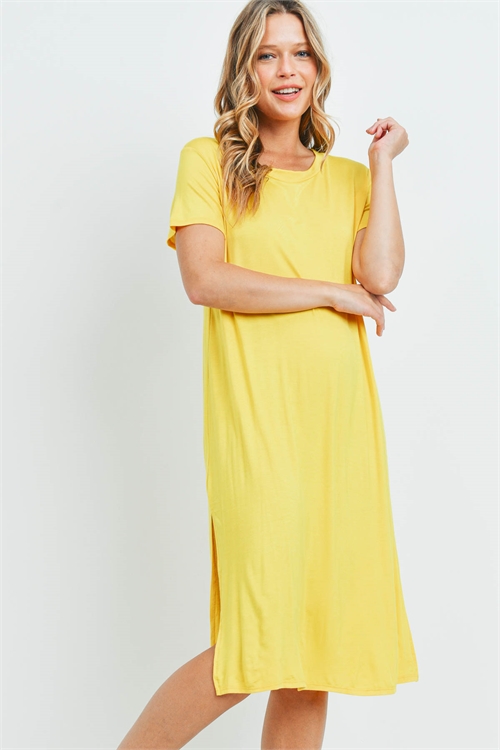 C62-A-3-AD4511 YELLOW DRESS 2-2-2