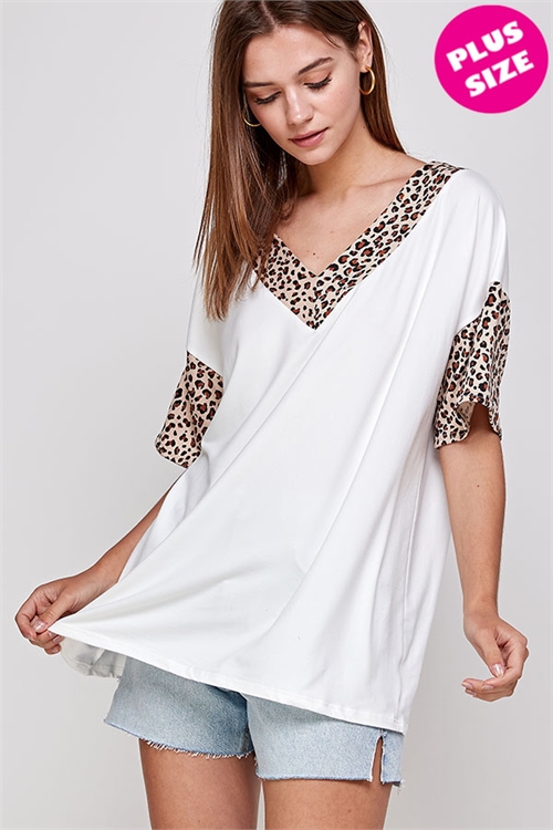 C88-A-1-WT2407X IVORY PLUS SIZE TOP 2-2-2