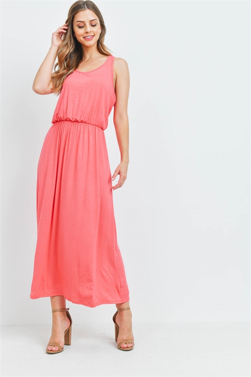 C28-A-2-AD4545 CORAL DRESS 2-2-2