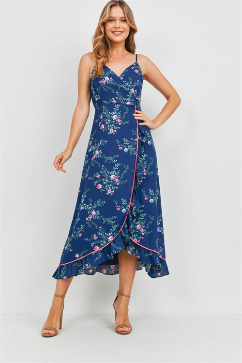 S8-10-3-D272 NAVY FLORAL DRESS 1-2-2-2