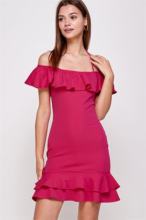 C18-A-2-WD1114 FUCHSIA DRESS 2-2-2