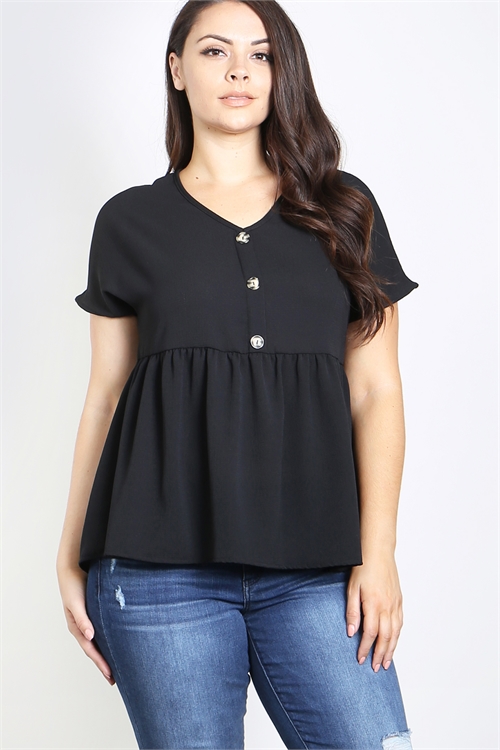 C30-A-1-AD4571X BLACK PLUS SIZE TOP 2-2-2