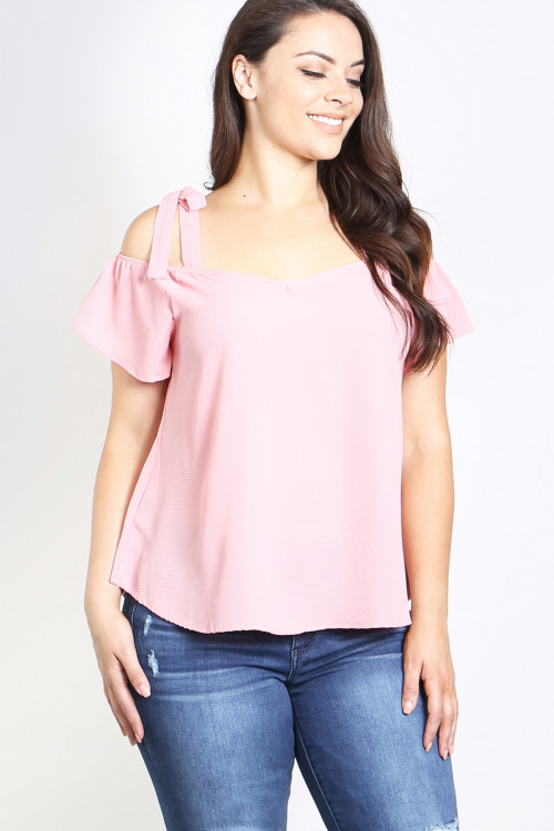 C92-A-2-AD4590X ROSE PLUS SIZE TOP 2-2-2