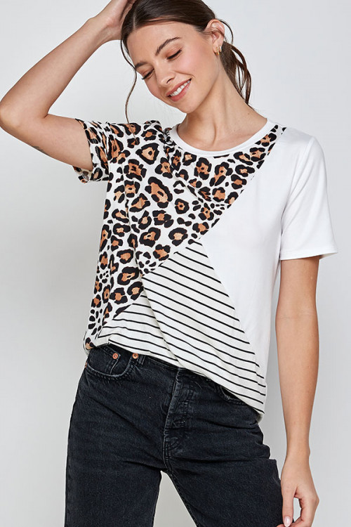 C46-A-1-WT2417 IVORY LEOPARD PRINT TOP 2-2-1