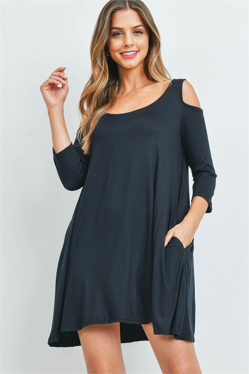 C86-A-1-D3008 BLACK DRESS 1-1-1