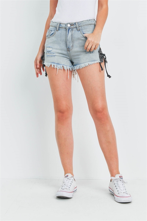 S4-8-1-S8305 LIGHT DENIM SHORT 3-2-1