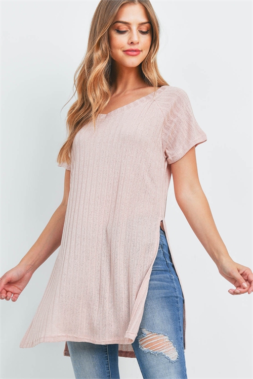 C58-A-1-TR2539 DUSTY BLUSH TOP 3-2-1