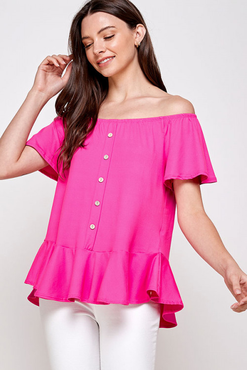 C82-A-1-WT2435 FUCHSIA TOP 2-2-1