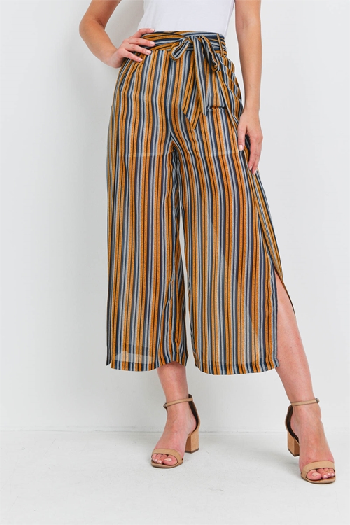 S11-3-3-P1121 MUSTARD STRIPES PANTS 2-2-2