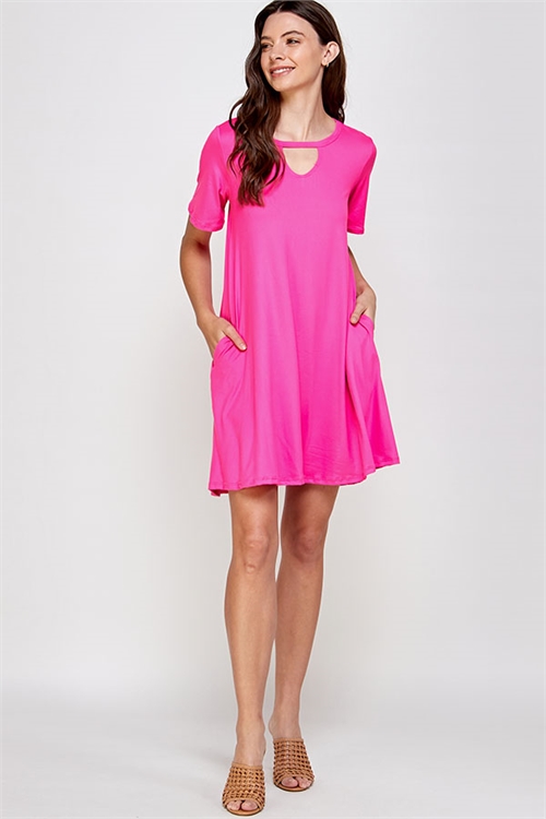 C18-A-3-WD1118 FUCHSIA DRESS 2-2-2