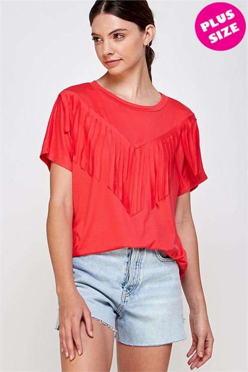 C30-A-1-WT2432X CORAL PLUS SIZE TOP 2-2-2