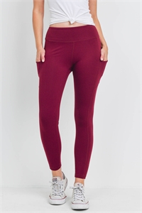 S9-9-3-L7502 BURGUNDY LEGGINGS 2-2-2