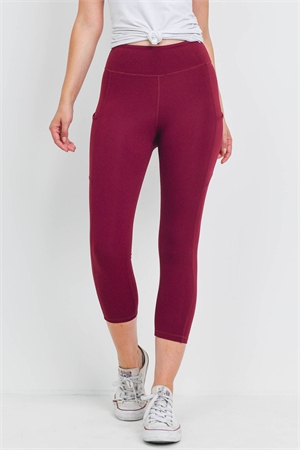 S11-17-2-L7503 BURGUNDY LEGGINGS 2-2-2