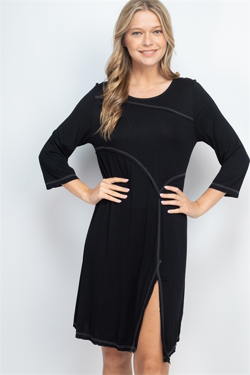 S11-3-2-D1063 BLACK DRESS 2-2-2