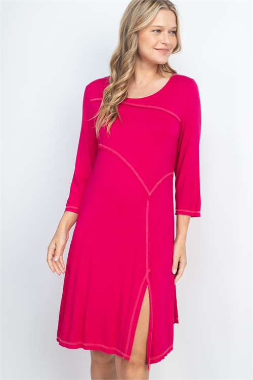 S4-10-2-D1063 FUCHSIA DRESS 2-2-2