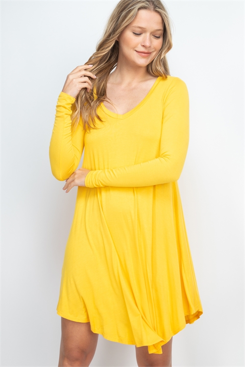 C18-A-1-D1299 YELLOW DRESS 2-2-2