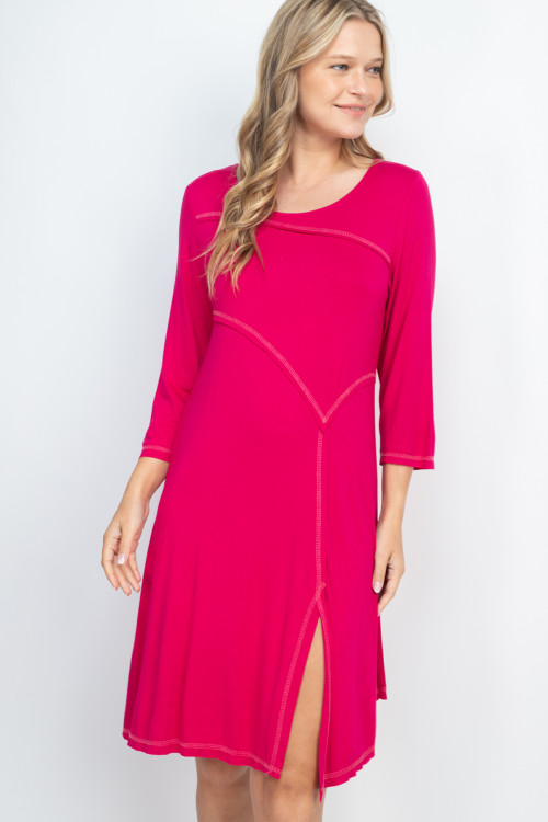 S10-18-1-D1063 FUCHSIA DRESS 3-1-1