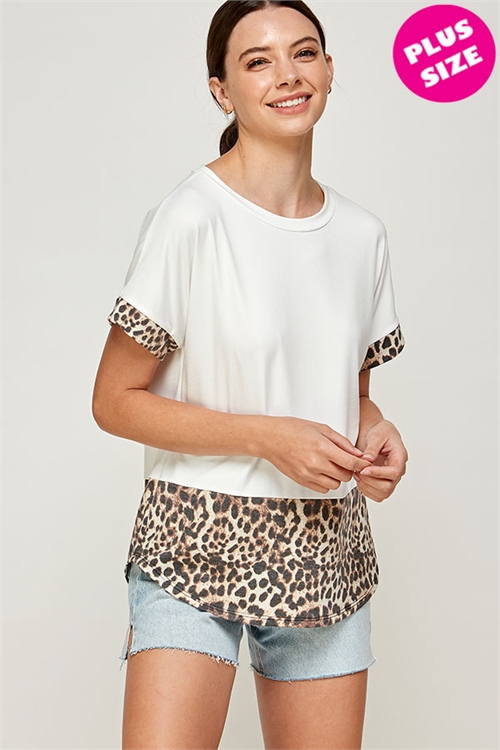 C48-A-3-WT2436X IVORY PLUS SIZE TOP 2-2-2 (NOW $4.00 ONLY!)