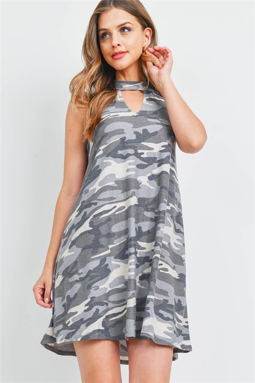 C68-A-3-D4608 GRAY CAMOUFLAGE DRESS 2-2-2