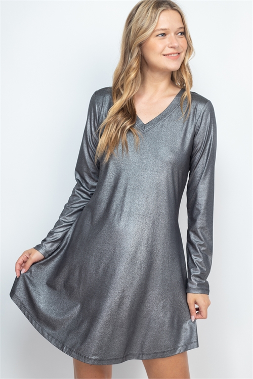 S8-12-4-D14 BLACK SILVER WITH SHIMMER DRESS 1-2-2-1