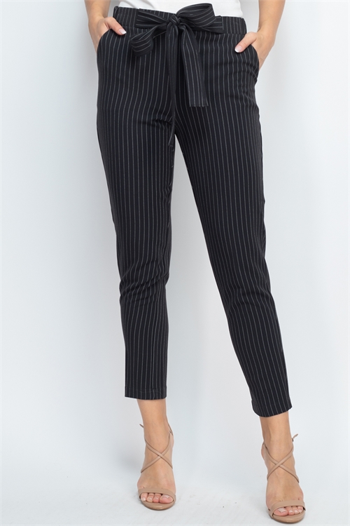 C80-A-1-P10381-202 BLACK STRIPES PANTS 1-5