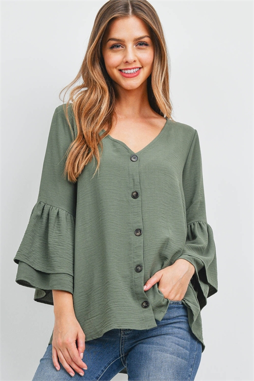S16-10-3-T8937 OLIVE TOP 2-2-2