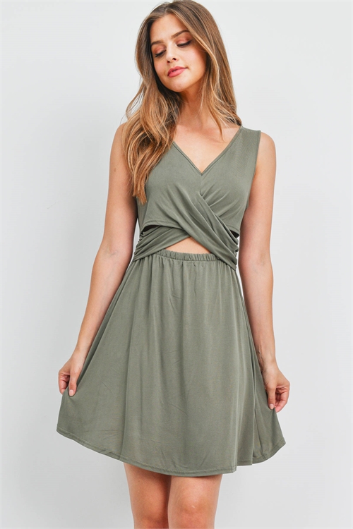 S10-15-4-D33166 OLIVE DRESS 1-2-2