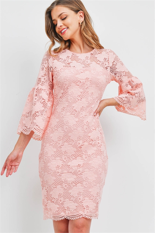 S13-10-2-D0812 PEACH DRESS 2-2-2