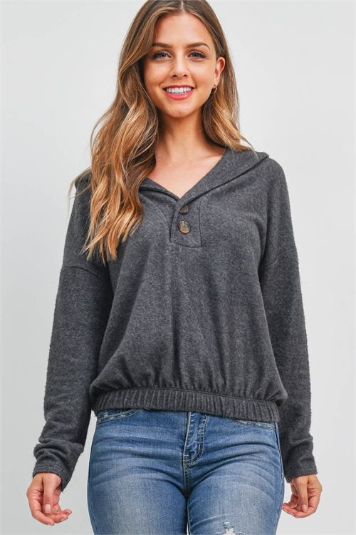 C46-A-2-S10796-1 CHARCOAL SWEATER 3-2-1