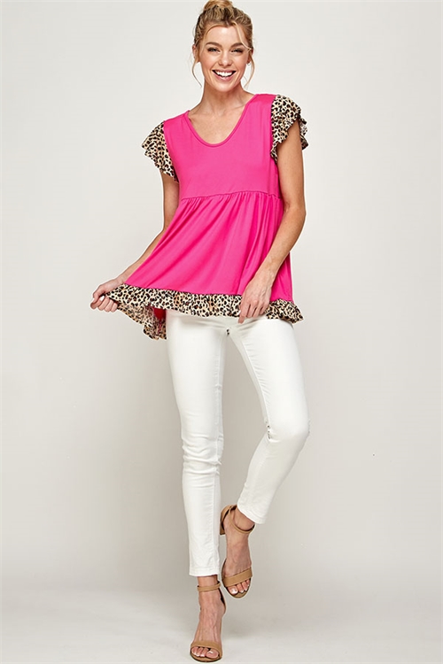 C66-A-1-WT2433C FUCHSIA TOP 2-2-2