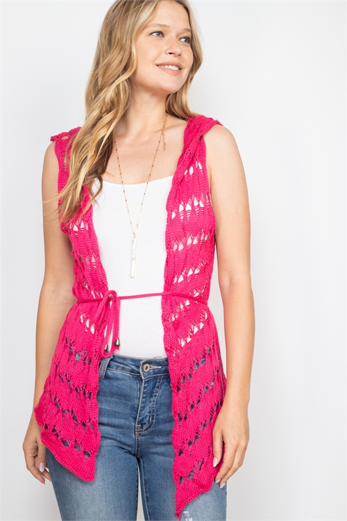 S14-7-4-V1721 FUCHSIA VEST / 4PCS