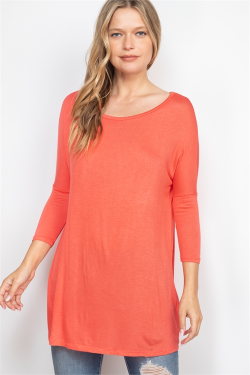 C52-A-1-T1256 CORAL TOP 2-2-2