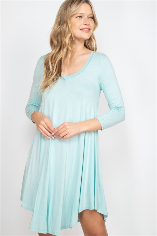 C66-A-1-D7020 LIGHT MINT DRESS 2-2-2