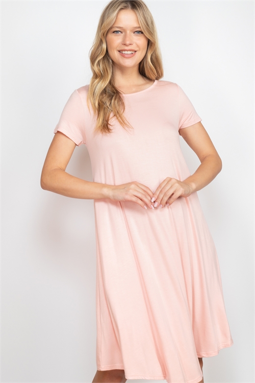 C74-A-2-D1444 LIGHT ROSE DRESS 2-2-2