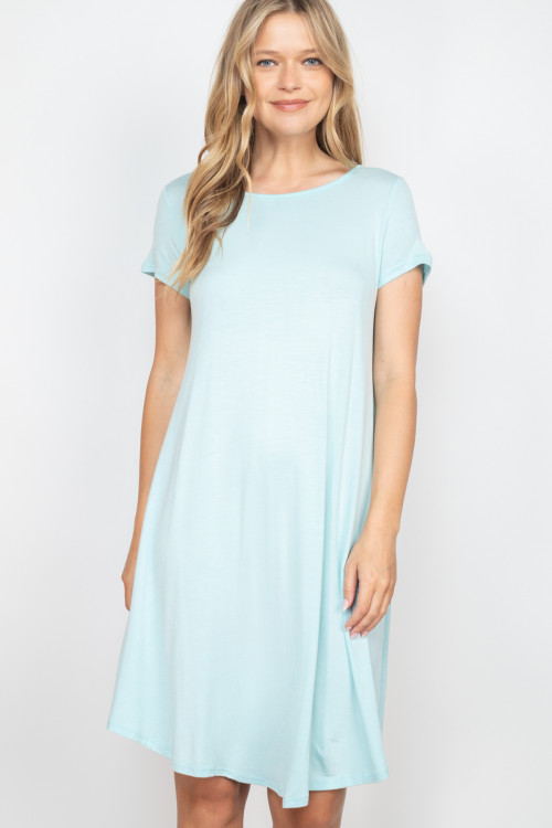 C76-A-2-D1444 LIGHT BLUE DRESS 2-2-2