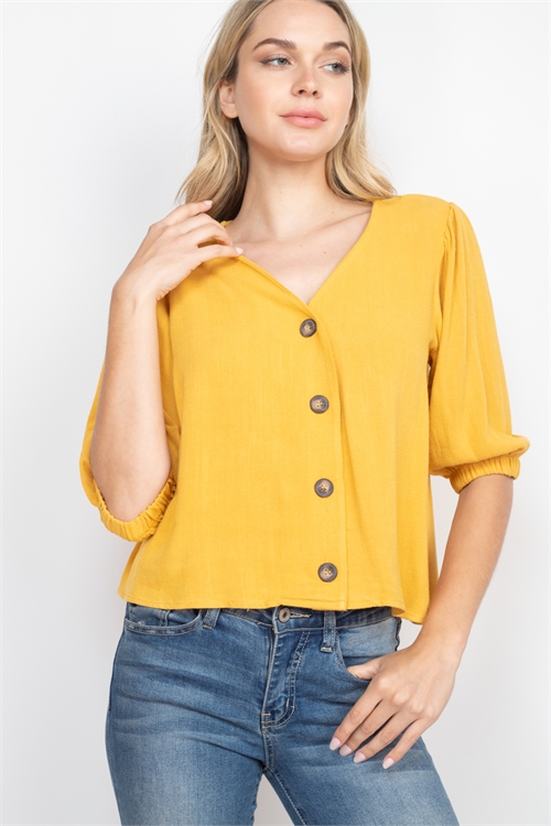 C40-B-1-T72297 MUSTARD TOP 2-2-2