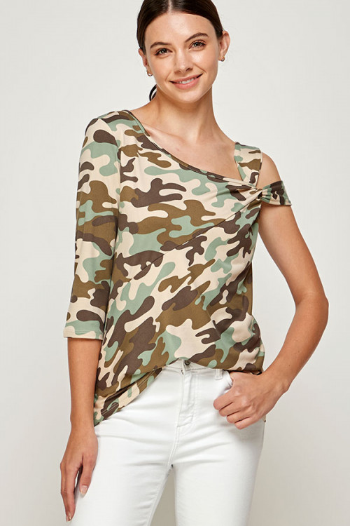 C52-A-2-WT2455-1 SAGE CAMOUFLAGE TOP 2-2-2 (NOW $ 2.50 ONLY!)