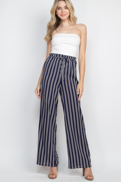 S11-19-1-J1244 NAVY STRIPES JUMPSUIT 2-2-2