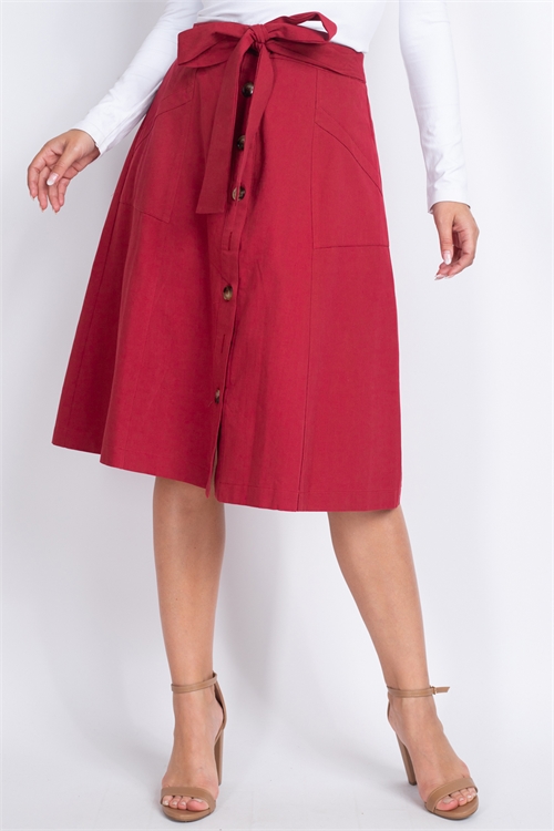 S9-19-3-S50687-WINE SKIRT 2-2-2