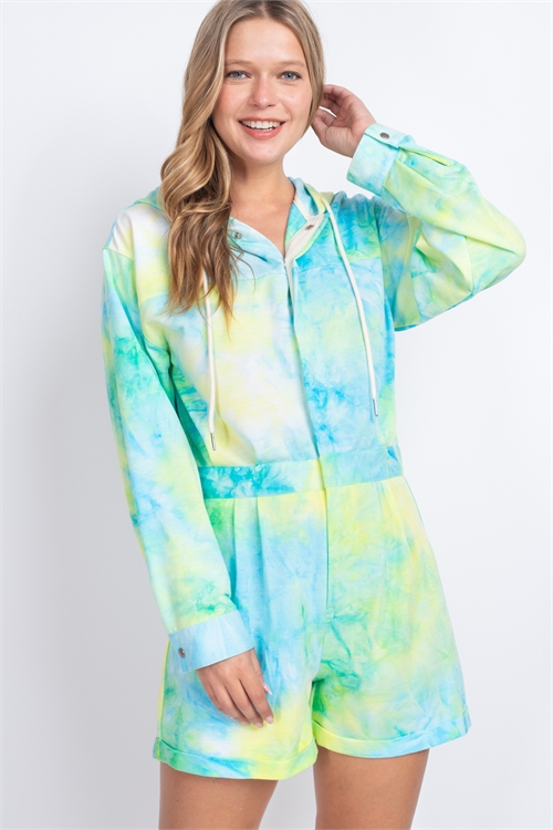 S11-8-2-R1452-JADE TIE DYE ROMPER 2-2-1