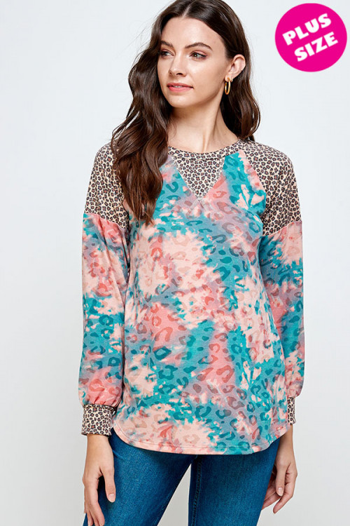 S12-11-4-WT2356AX-PINK TEAL TOP 2-2-2