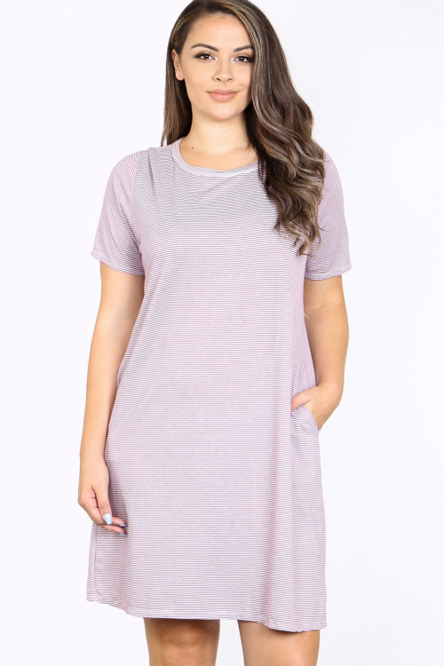 S9-18-4-D1294X MAUVE PLUS SIZE DRESS 3-2-1