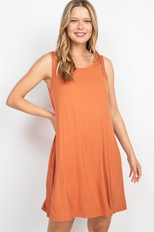 S9-16-1-D41362 LIGHT RUST DRESS 2-2-2