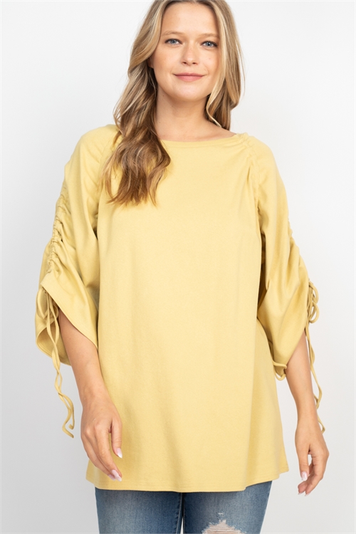 S9-19-4-T11706 LIGHT MUSTARD TOP 2-2-2