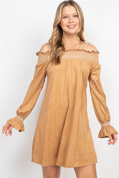 C16-A-1-D50775 CAMEL DRESS 2-2